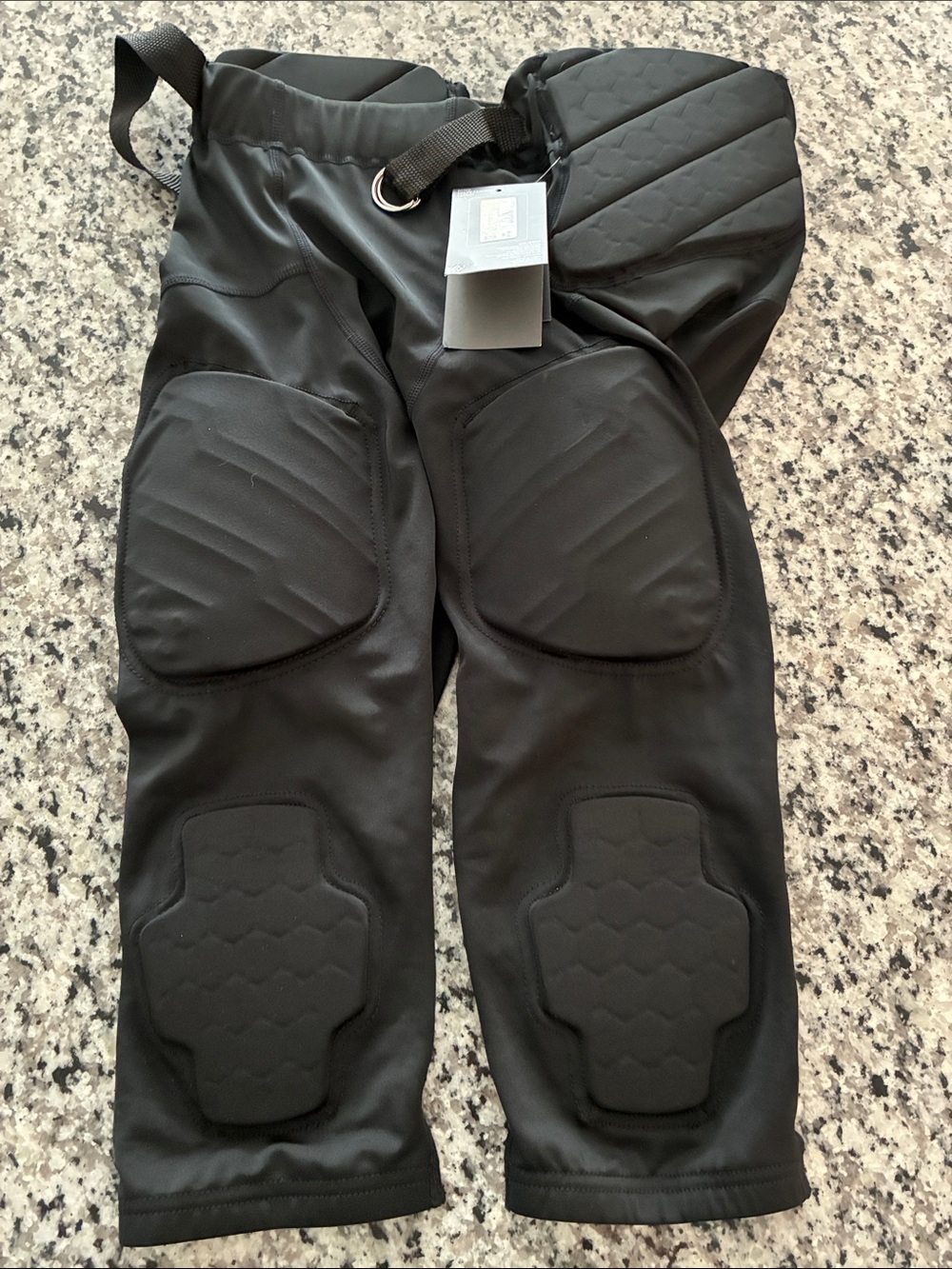 Kids Black Padded Football pants